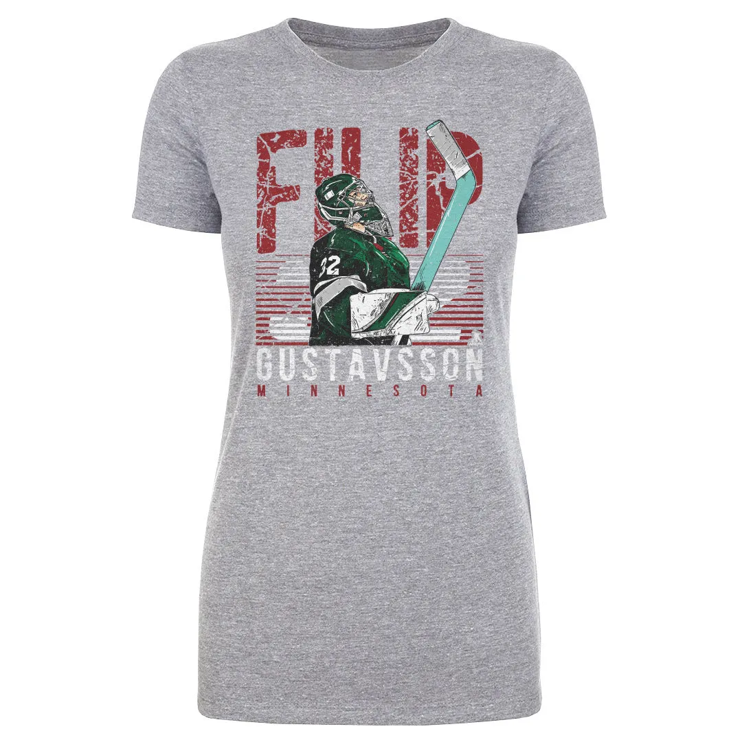 Filip Gustavsson Minnesota Player Name WHT sold by 500 Level product image thumbnail 2