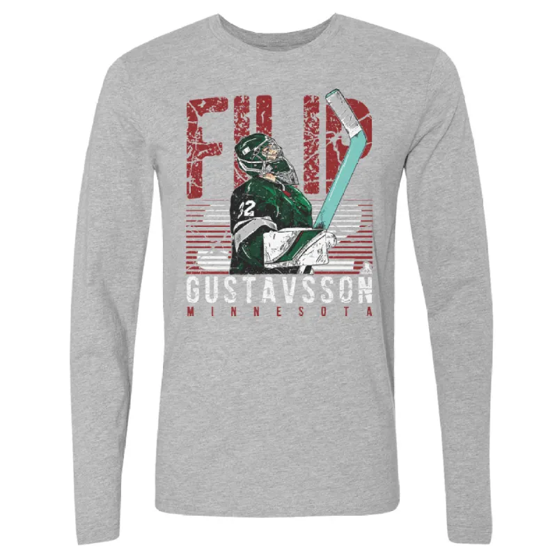 Filip Gustavsson Minnesota Player Name WHT sold by 500 Level