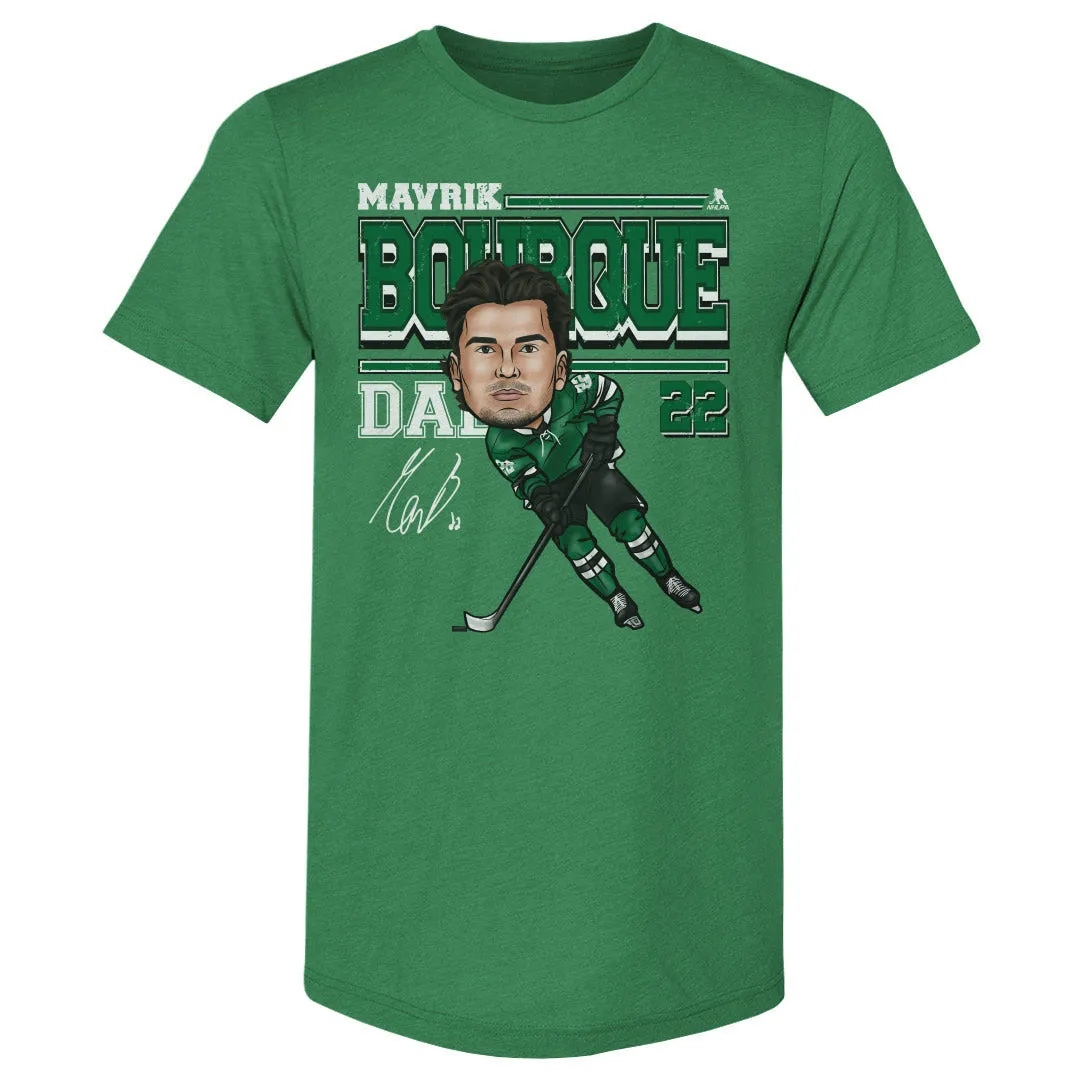 Mavrik Bourque Dallas Cartoon WHT sold by 500 Level