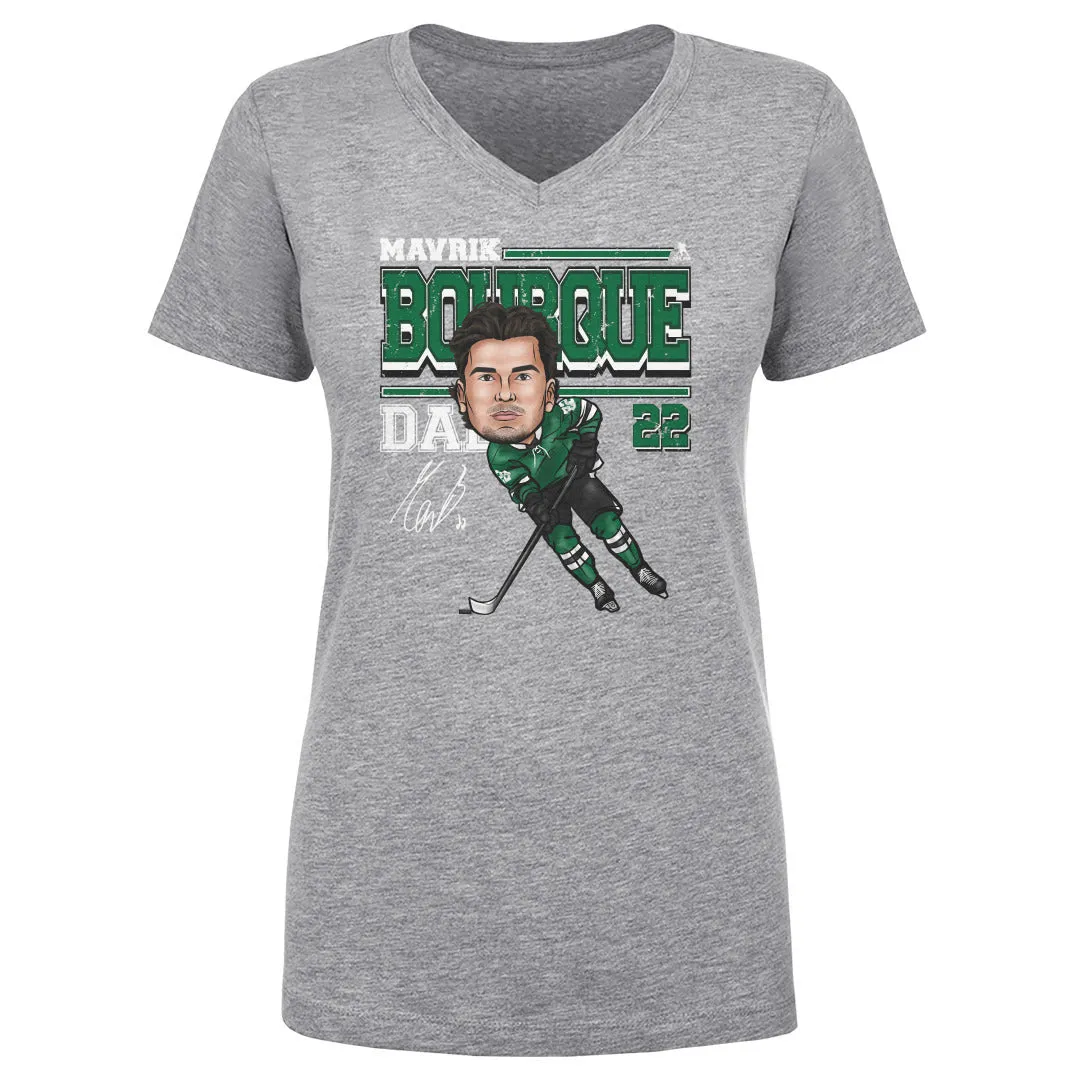 Mavrik Bourque Dallas Cartoon WHT sold by 500 Level