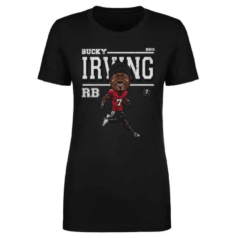 Bucky Irving Tampa Bay Cartoon WHT sold by 500 Level