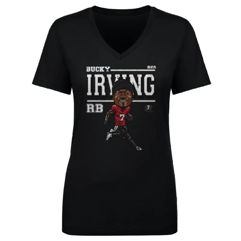 Bucky Irving Tampa Bay Cartoon WHT sold by 500 Level