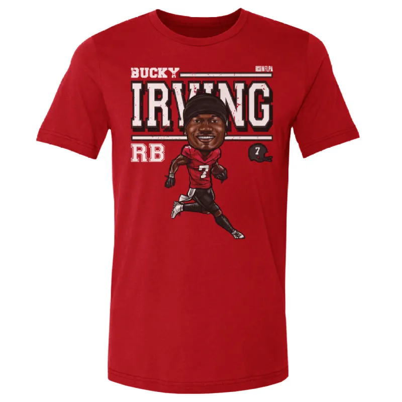 Bucky Irving Tampa Bay Cartoon WHT sold by 500 Level