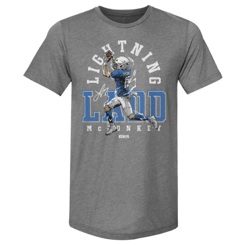 Ladd McConkey Los Angeles C Lightning Ladd WHT sold by 500 Level