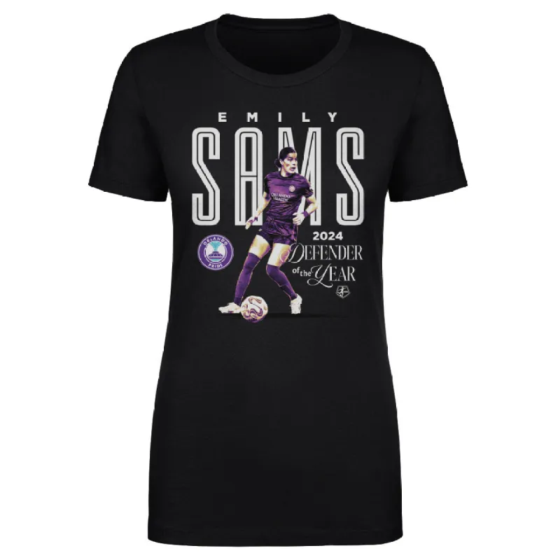 Emily Sams Orlando Pride 2024 Defender Of The Year WHT sold by 500 Level
