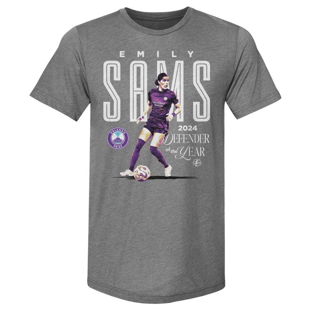 Emily Sams Orlando Pride 2024 Defender Of The Year WHT sold by 500 Level product image thumbnail 2