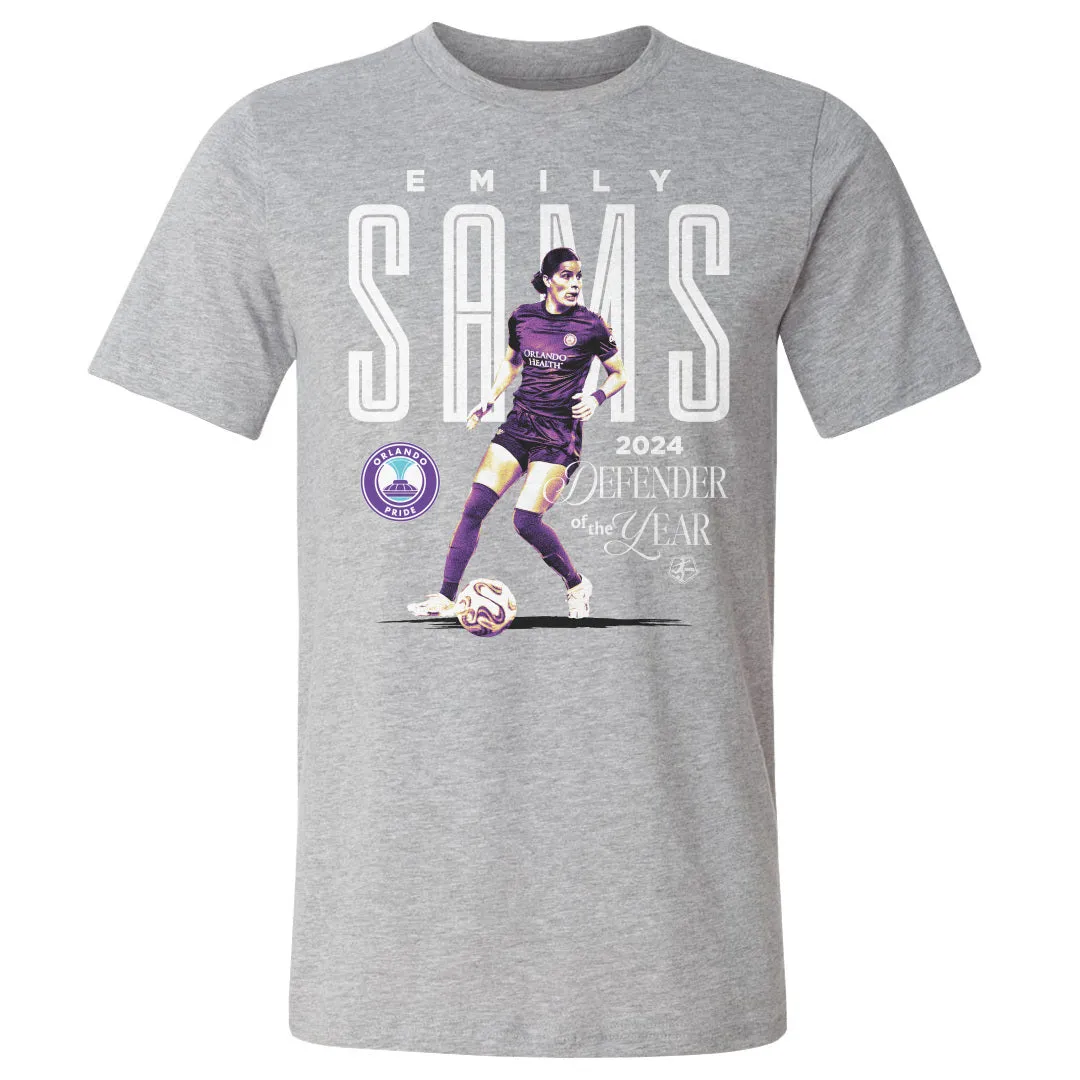 Emily Sams Orlando Pride 2024 Defender Of The Year WHT sold by 500 Level product image thumbnail 3
