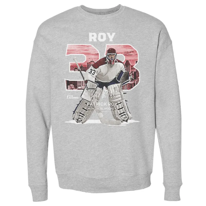 Patrick Roy Montreal Throwback WHT sold by 500 Level