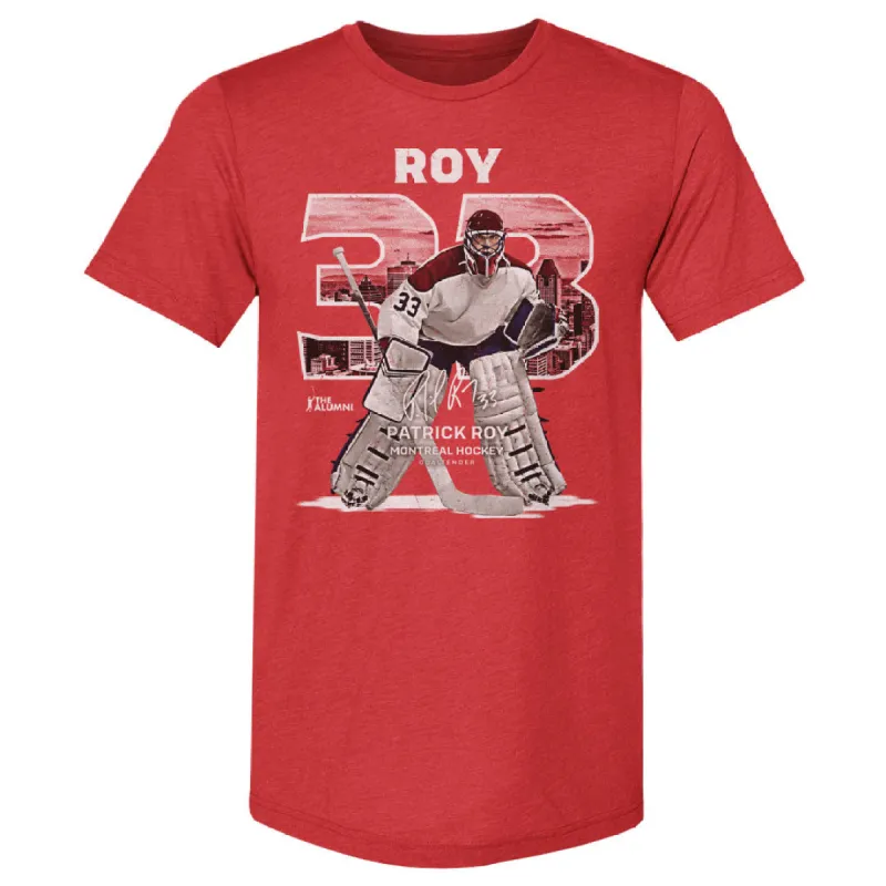 Patrick Roy Montreal Throwback WHT sold by 500 Level
