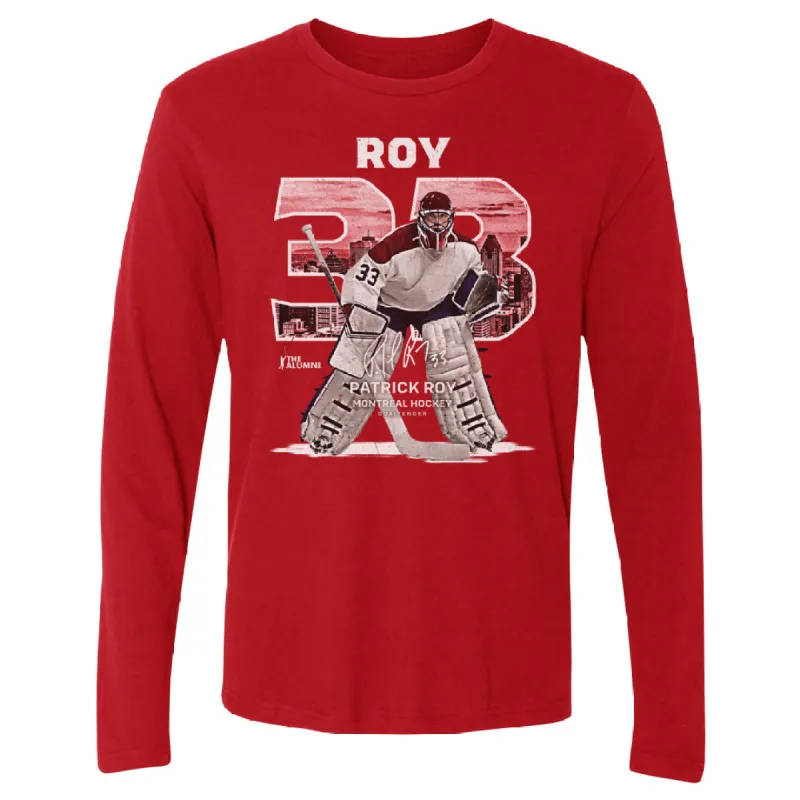 Patrick Roy Montreal Throwback WHT sold by 500 Level