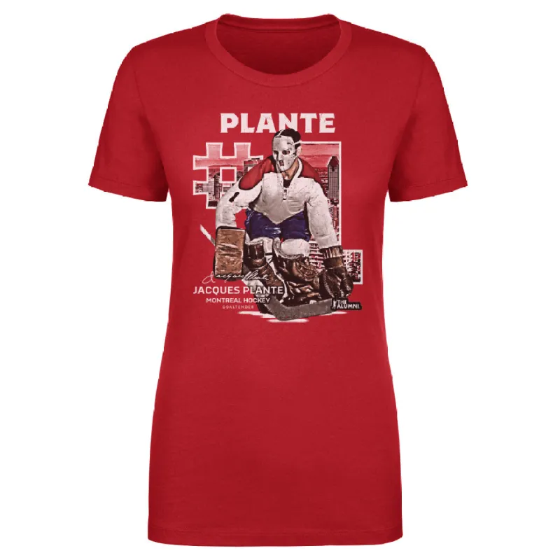 Jacques Plante Montreal Throwback WHT sold by 500 Level