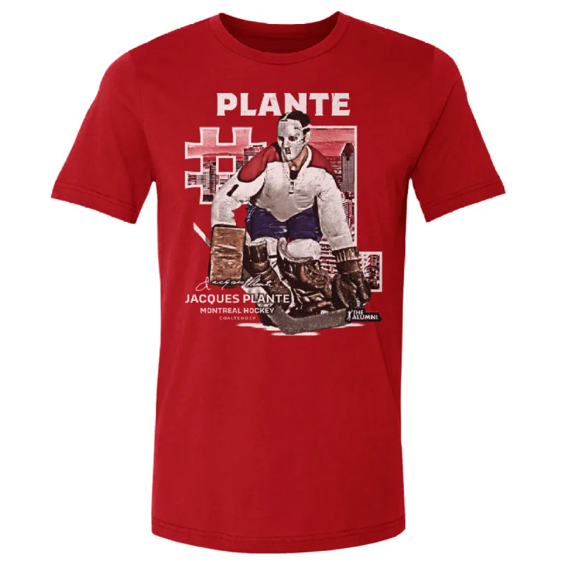Jacques Plante Montreal Throwback WHT sold by 500 Level