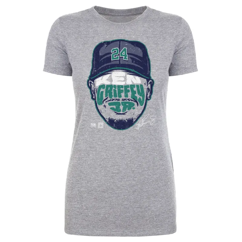 Ken Griffey Jr. Seattle Player Silhouette Number WHT sold by 500 Level