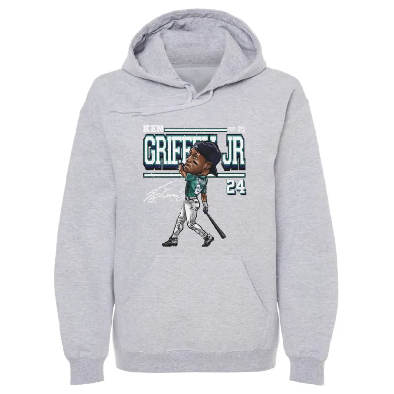 Ken Griffey Jr. Seattle Derby Cartoon WHT sold by 500 Level