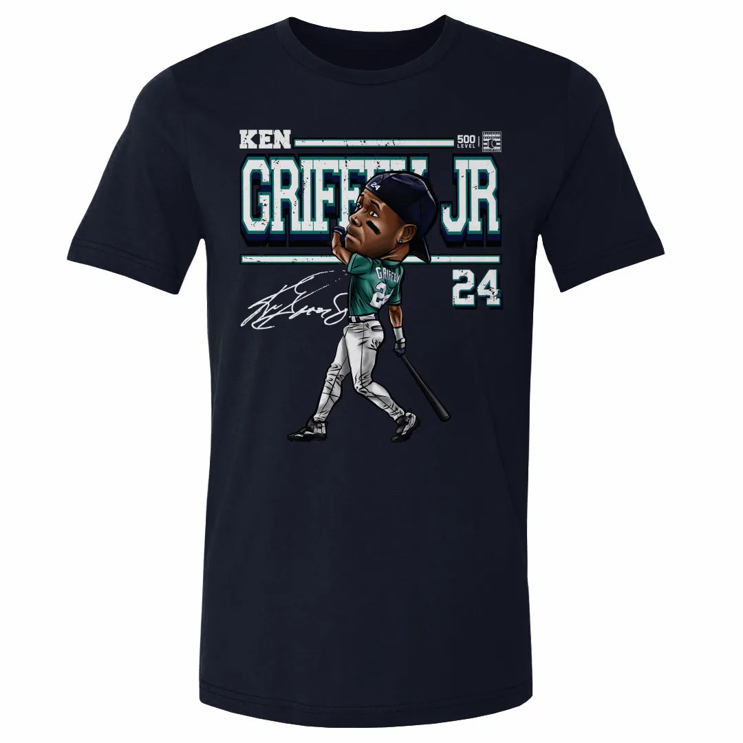 Ken Griffey Jr. Seattle Derby Cartoon WHT sold by 500 Level product image thumbnail 2