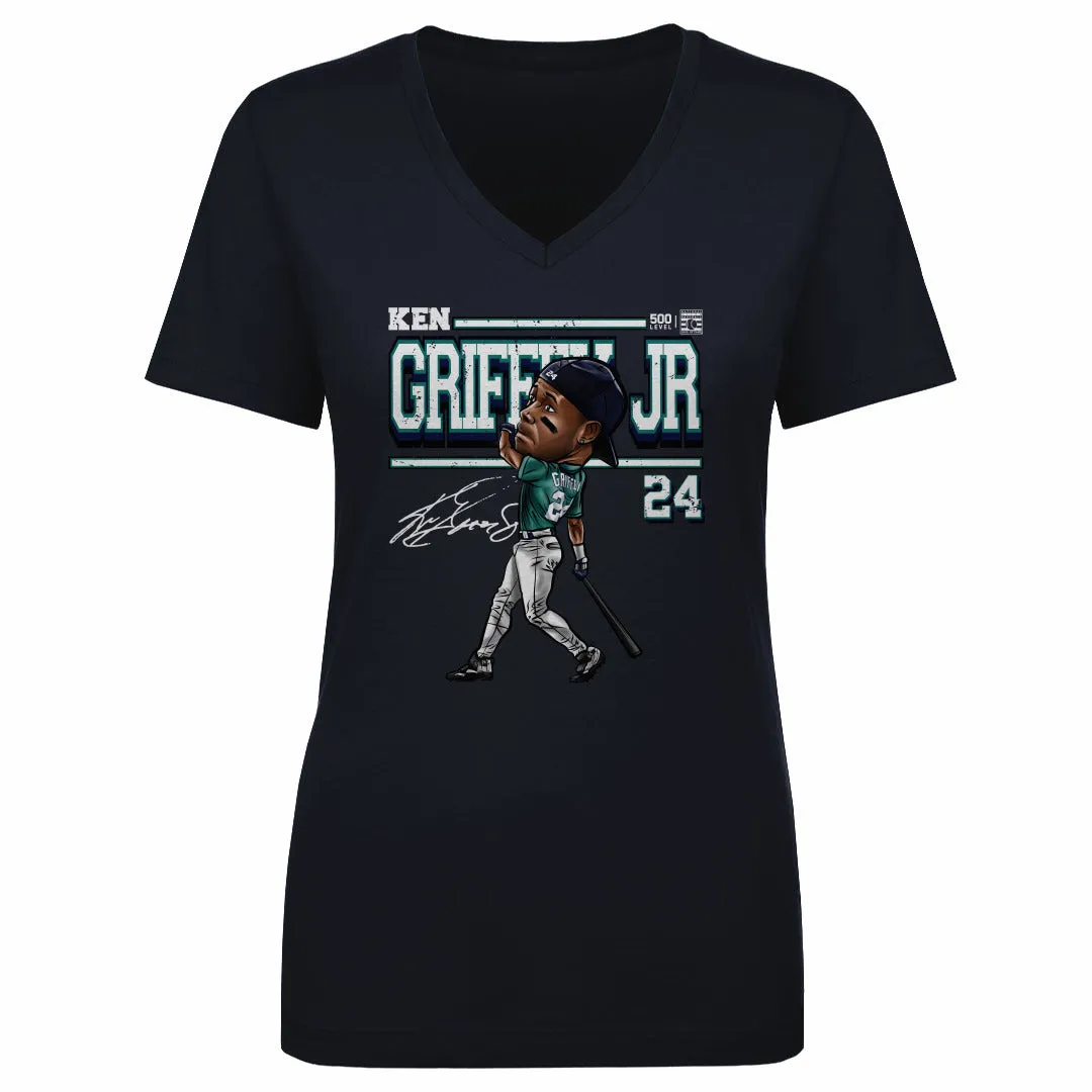 Ken Griffey Jr. Seattle Derby Cartoon WHT sold by 500 Level product image thumbnail 2
