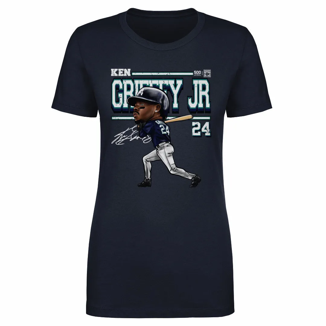 Ken Griffey Jr. Seattle Cartoon WHT sold by 500 Level