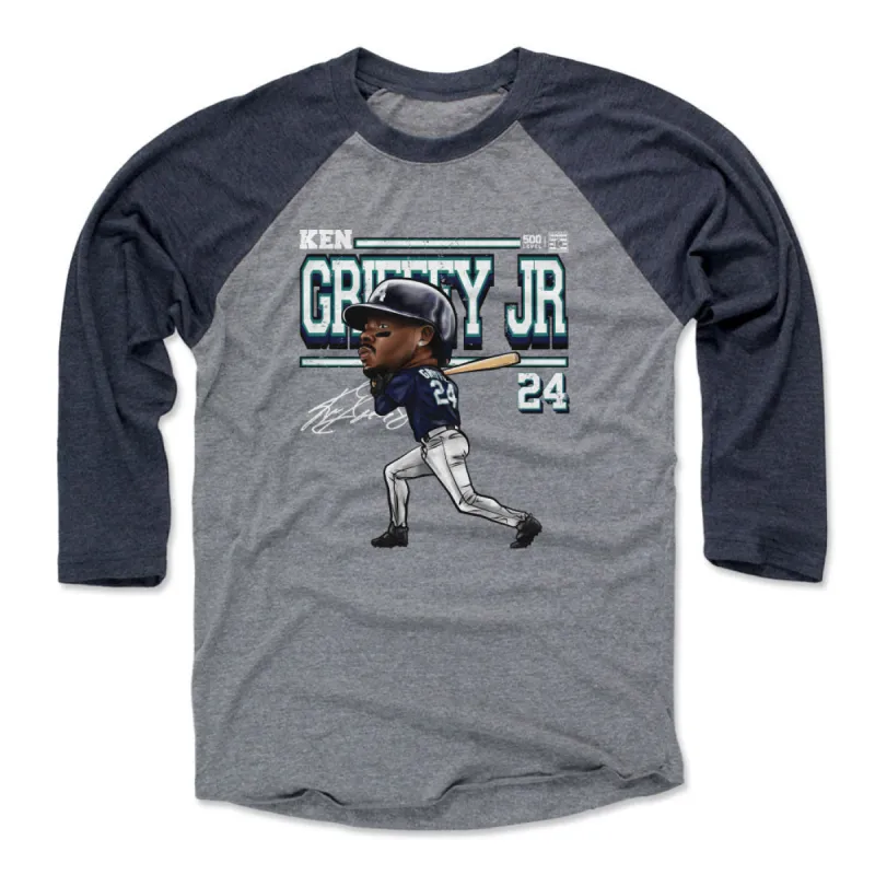 Ken Griffey Jr. Seattle Cartoon WHT sold by 500 Level