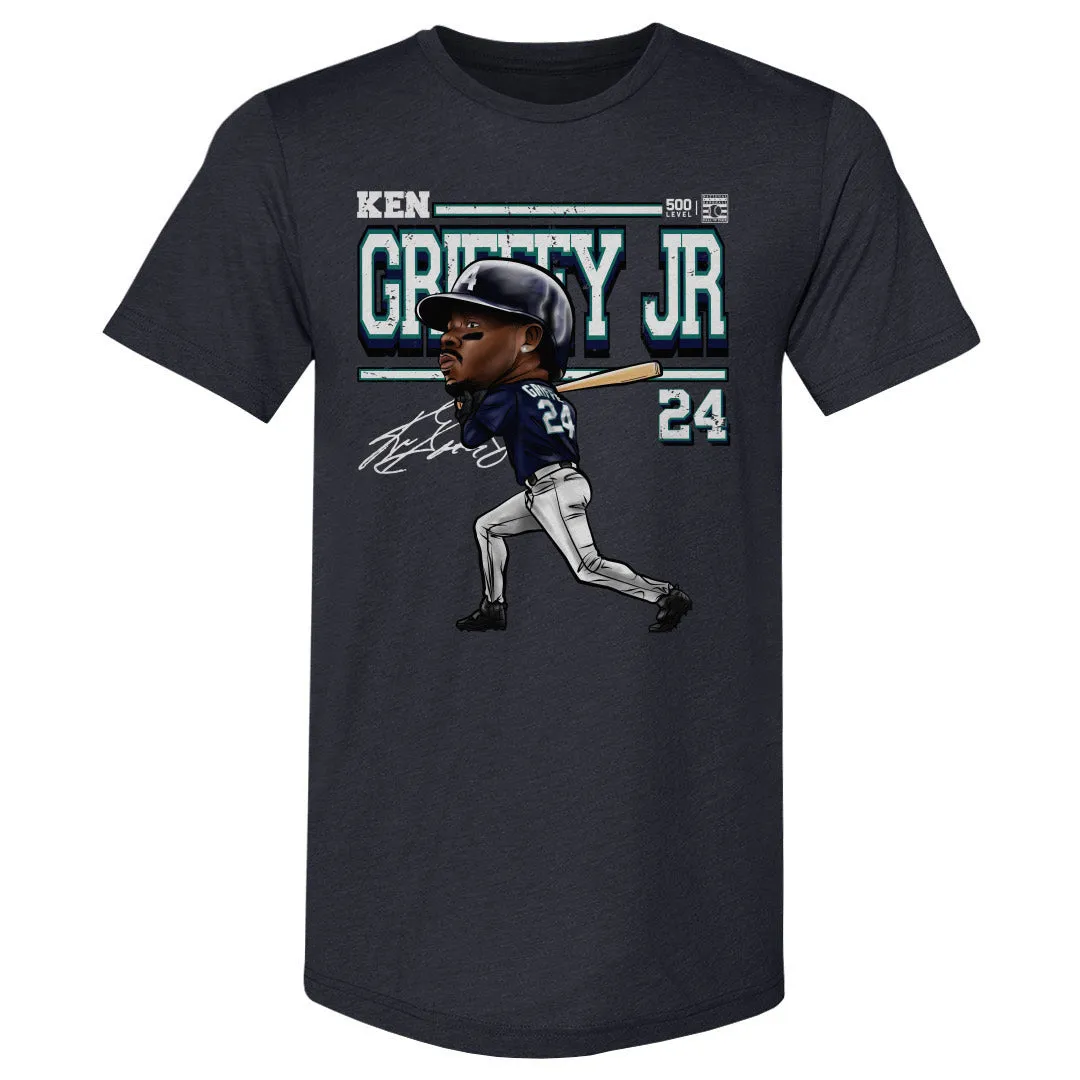 Ken Griffey Jr. Seattle Cartoon WHT sold by 500 Level