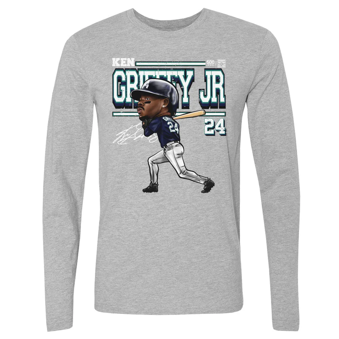 Ken Griffey Jr. Seattle Cartoon WHT sold by 500 Level