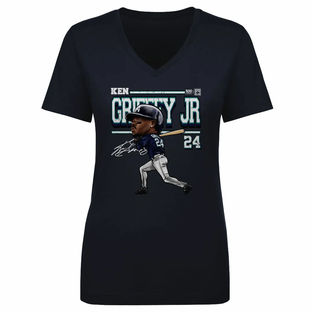 Ken Griffey Jr. Seattle Cartoon WHT sold by 500 Level