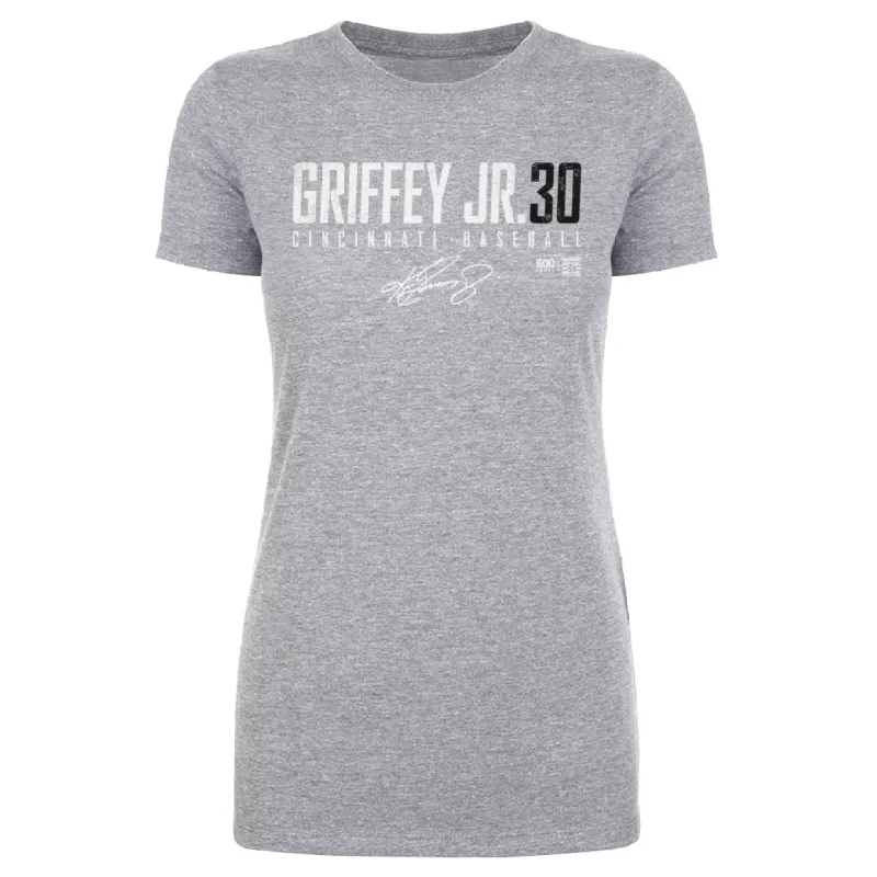 Ken Griffey Jr. Cincinnati Elite WHT sold by 500 Level