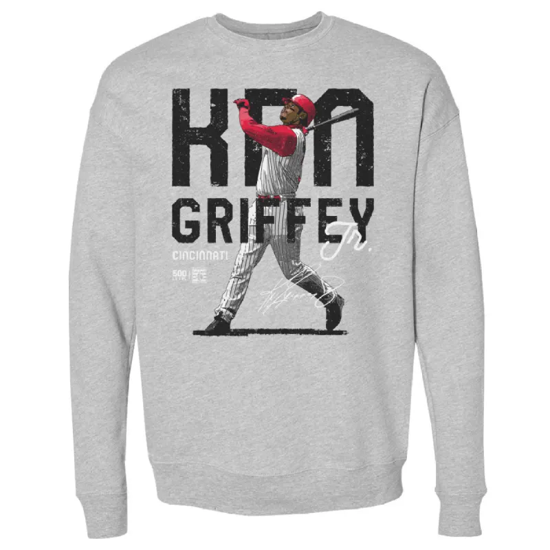 Ken Griffey Jr. Cincinnati Distressed WHT sold by 500 Level