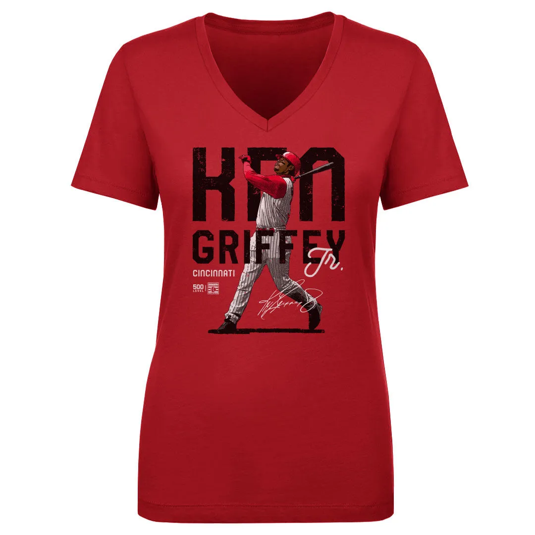 Ken Griffey Jr. Cincinnati Distressed WHT sold by 500 Level product image thumbnail 2