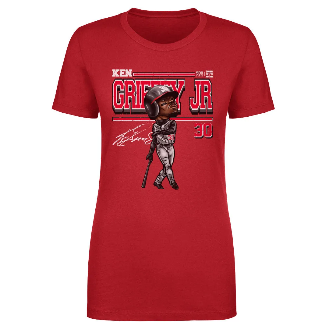 Ken Griffey Jr. Cincinnati Cartoon WHT sold by 500 Level product image thumbnail 3