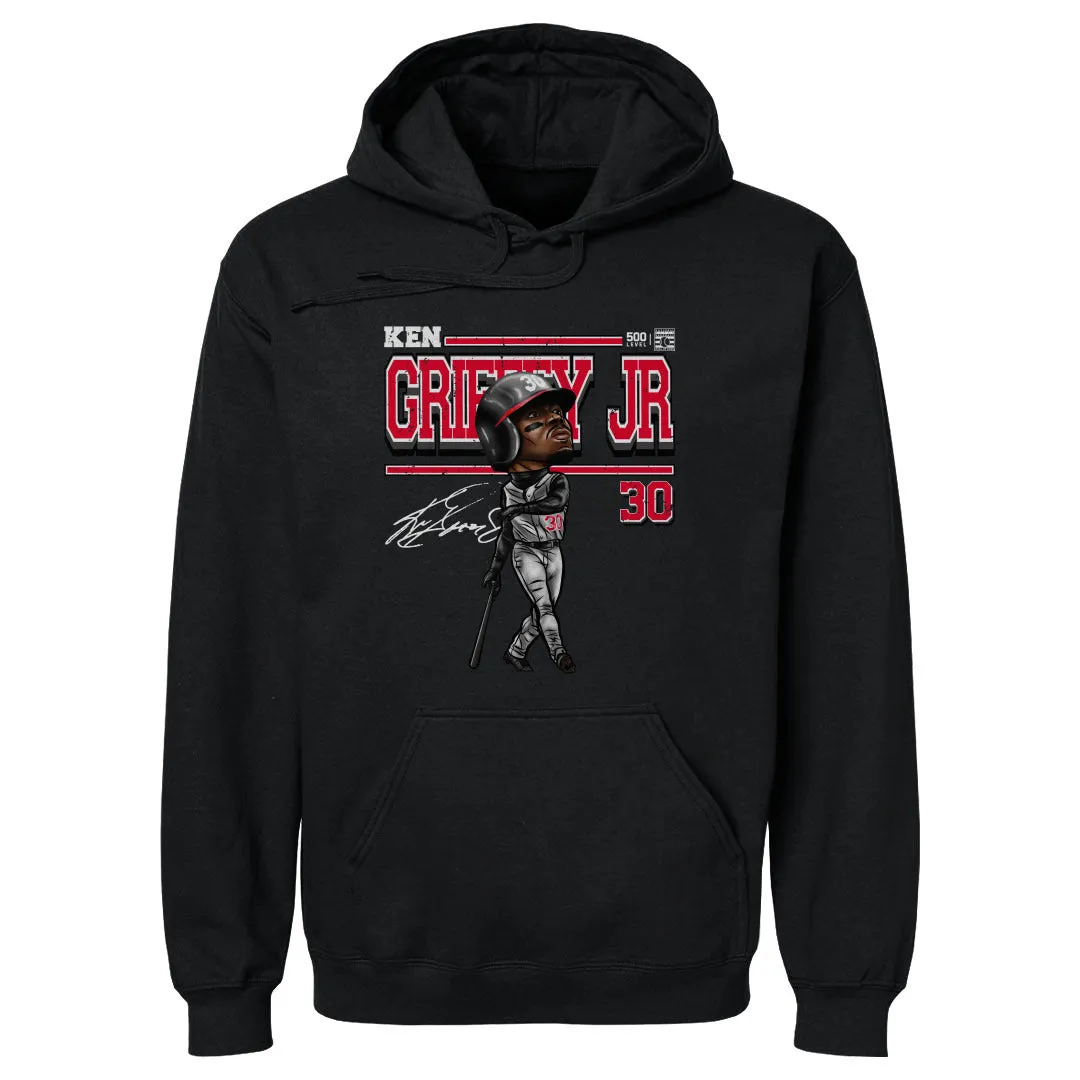 Ken Griffey Jr. Cincinnati Cartoon WHT sold by 500 Level product image thumbnail 2