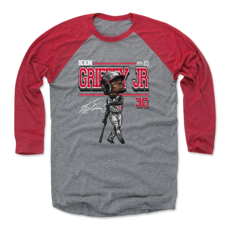 Ken Griffey Jr. Cincinnati Cartoon WHT sold by 500 Level