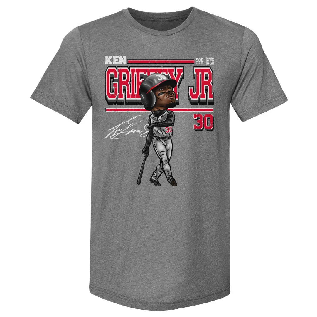 Ken Griffey Jr. Cincinnati Cartoon WHT sold by 500 Level product image thumbnail 3