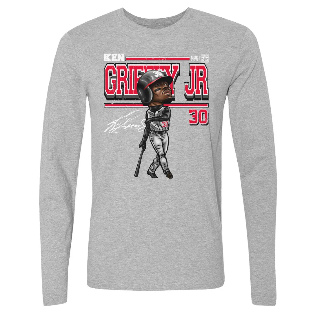 Ken Griffey Jr. Cincinnati Cartoon WHT sold by 500 Level