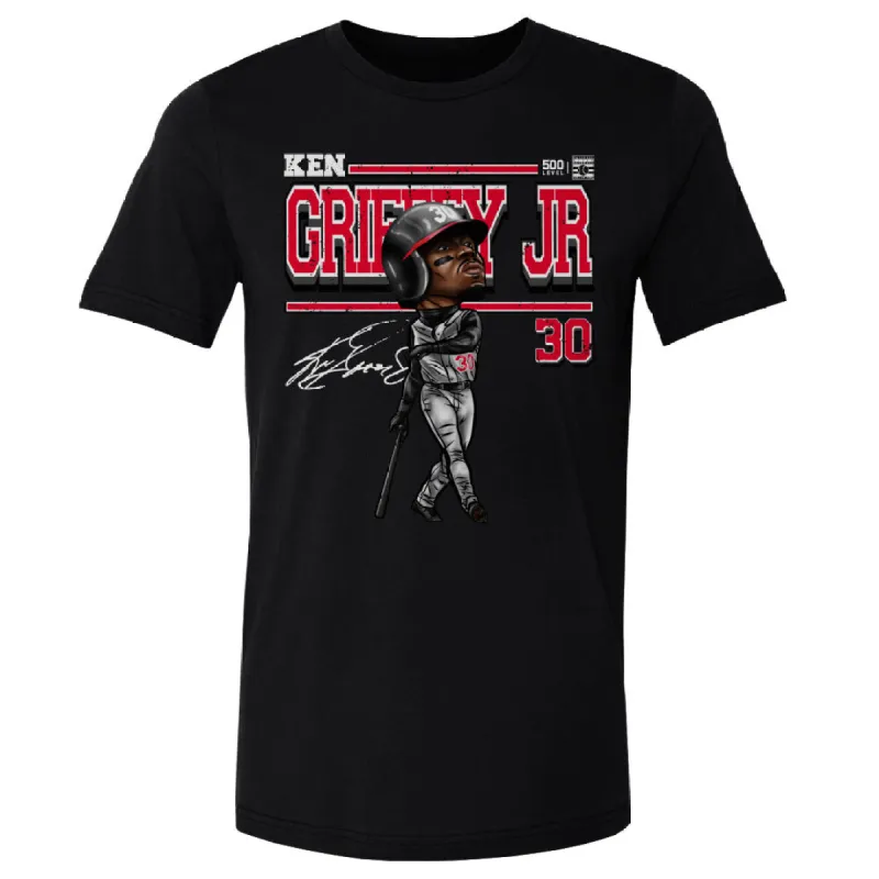 Ken Griffey Jr. Cincinnati Cartoon WHT sold by 500 Level