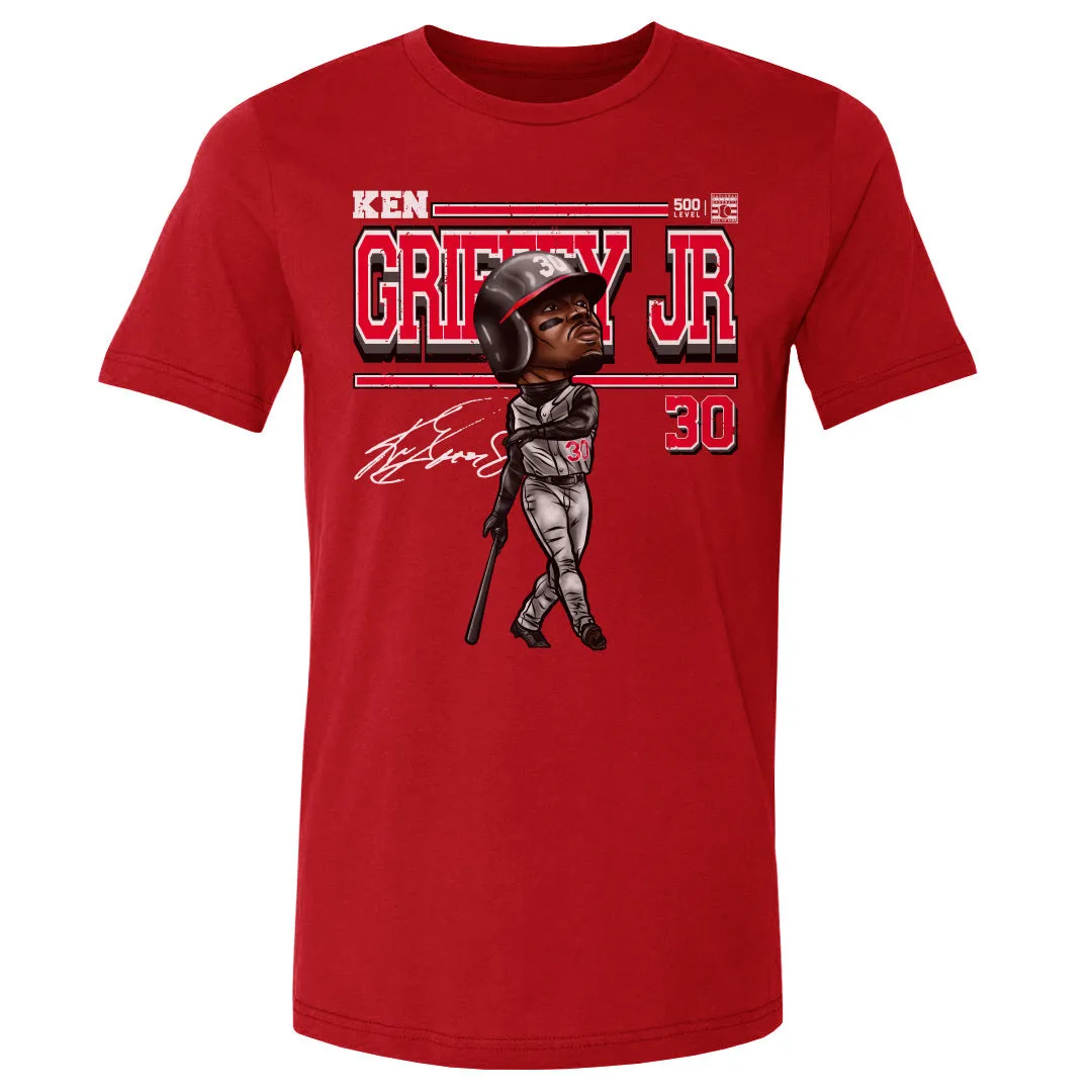 Ken Griffey Jr. Cincinnati Cartoon WHT sold by 500 Level product image thumbnail 2