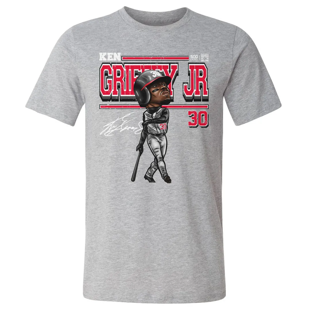 Ken Griffey Jr. Cincinnati Cartoon WHT sold by 500 Level product image thumbnail 3