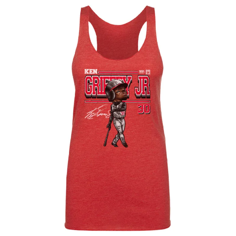 Ken Griffey Jr. Cincinnati Cartoon WHT sold by 500 Level