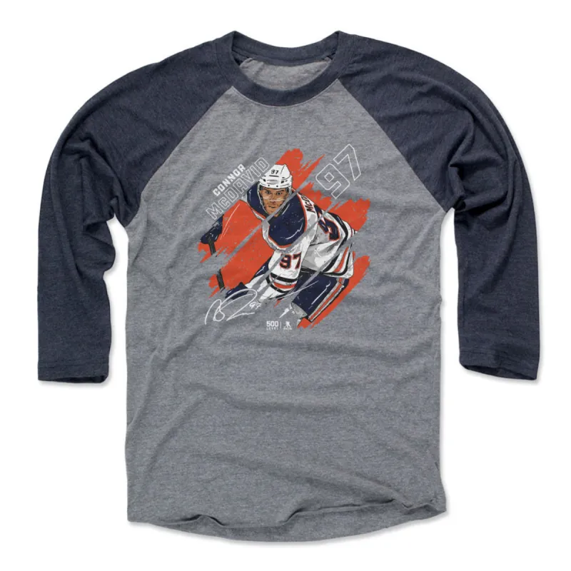 Connor McDavid Edmonton Stripes WHT sold by 500 Level
