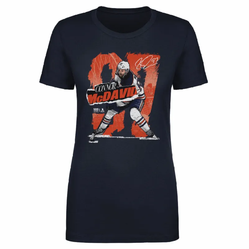 Connor McDavid Edmonton Rough WHT sold by 500 Level