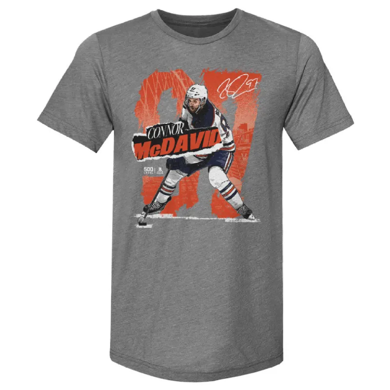 Connor McDavid Edmonton Rough WHT sold by 500 Level