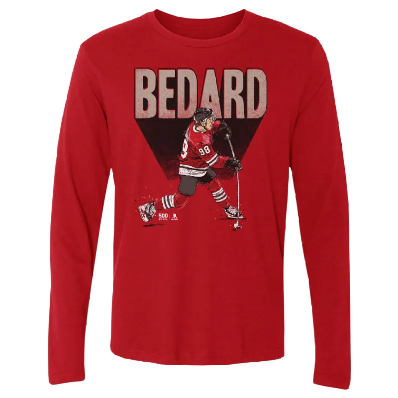 Connor Bedard Chicago Bold WHT sold by 500 Level