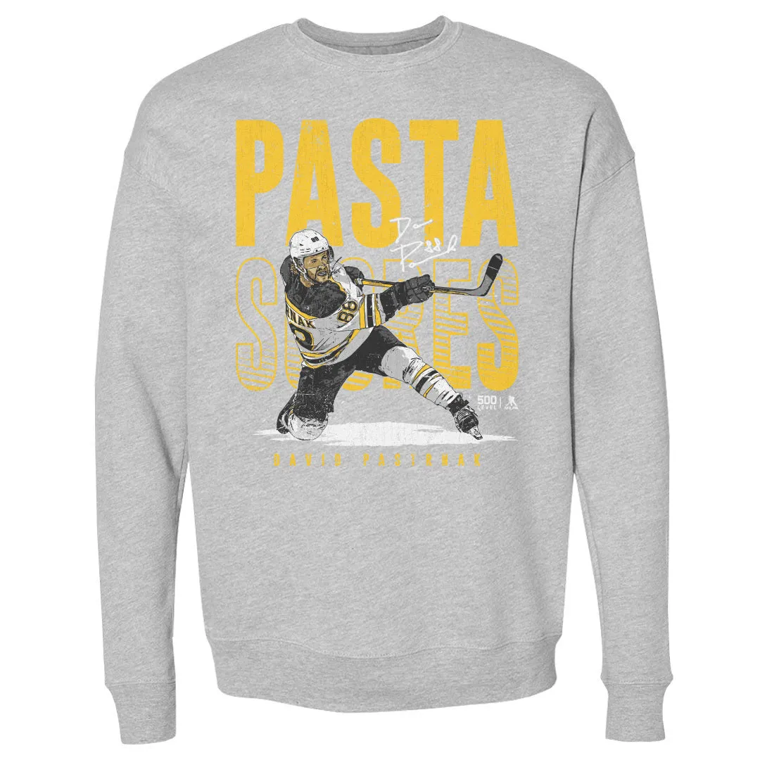 David Pastrnak Boston Pasta Scores WHT sold by 500 Level