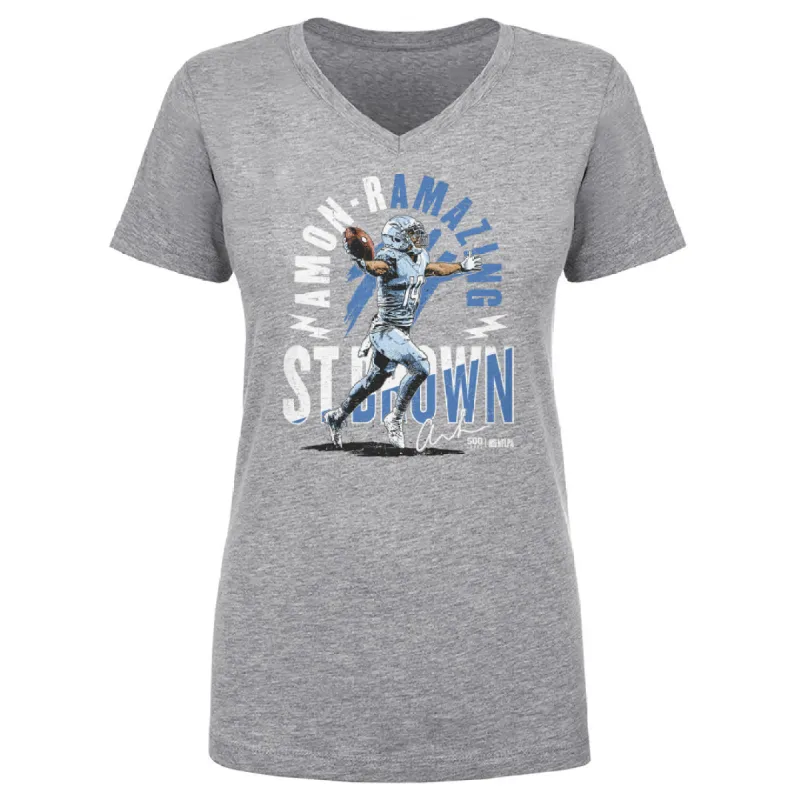 Amon-Ra St. Brown Detroit Amon-rAMAZING WHT sold by 500 Level