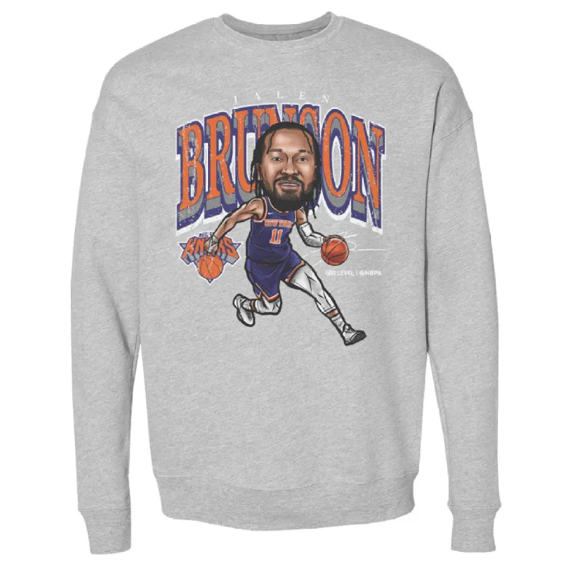 Jalen Brunson New York Knicks Cartoon WHT sold by 500 Level