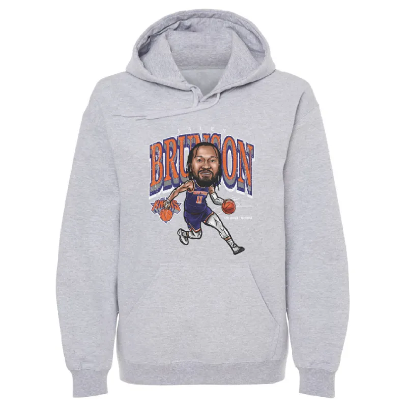Jalen Brunson New York Knicks Cartoon WHT sold by 500 Level