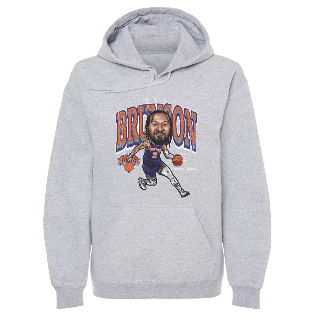 Jalen Brunson New York Knicks Cartoon WHT sold by 500 Level