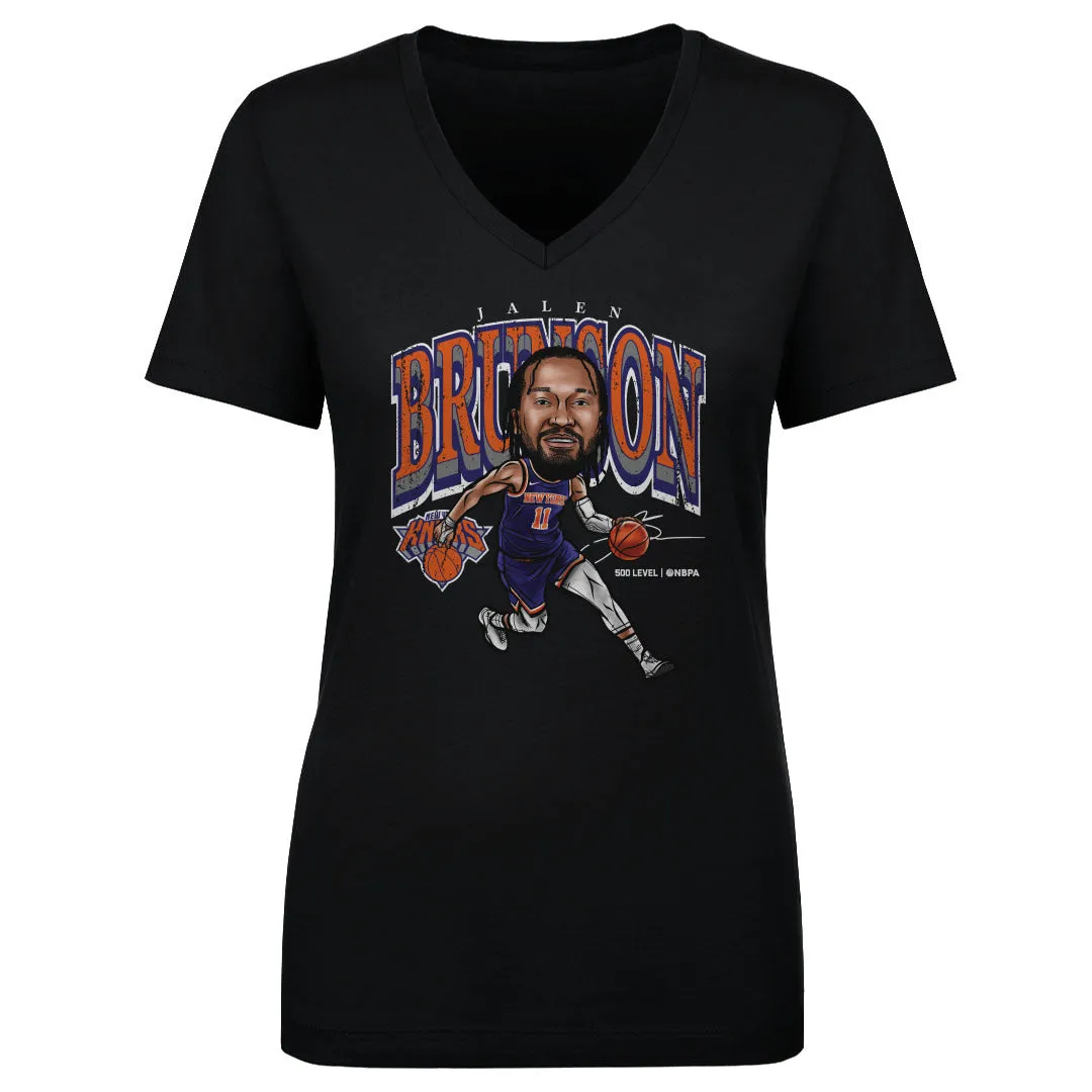 Jalen Brunson New York Knicks Cartoon WHT sold by 500 Level product image thumbnail 2