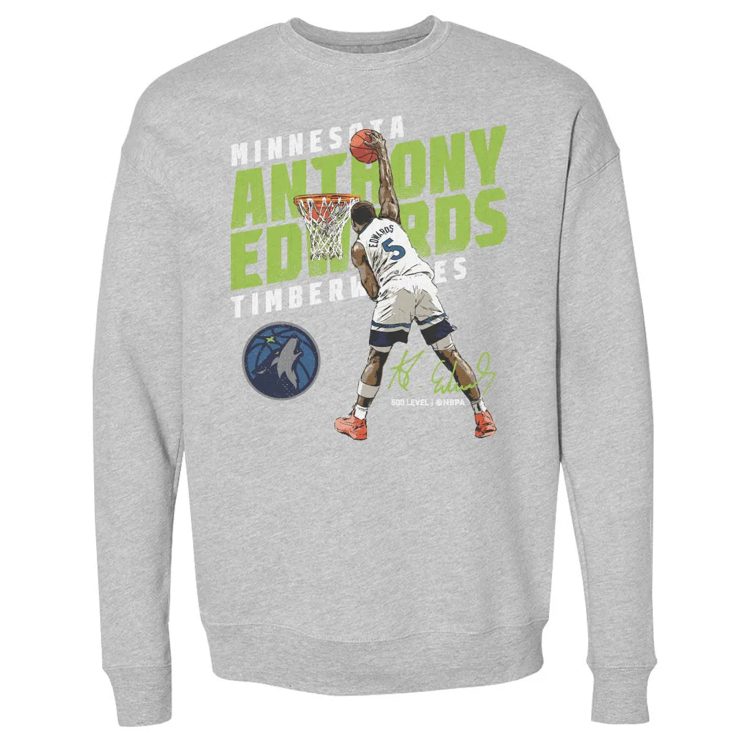 Anthony Edwards Minnesota Timberwolves Slant WHT sold by 500 Level