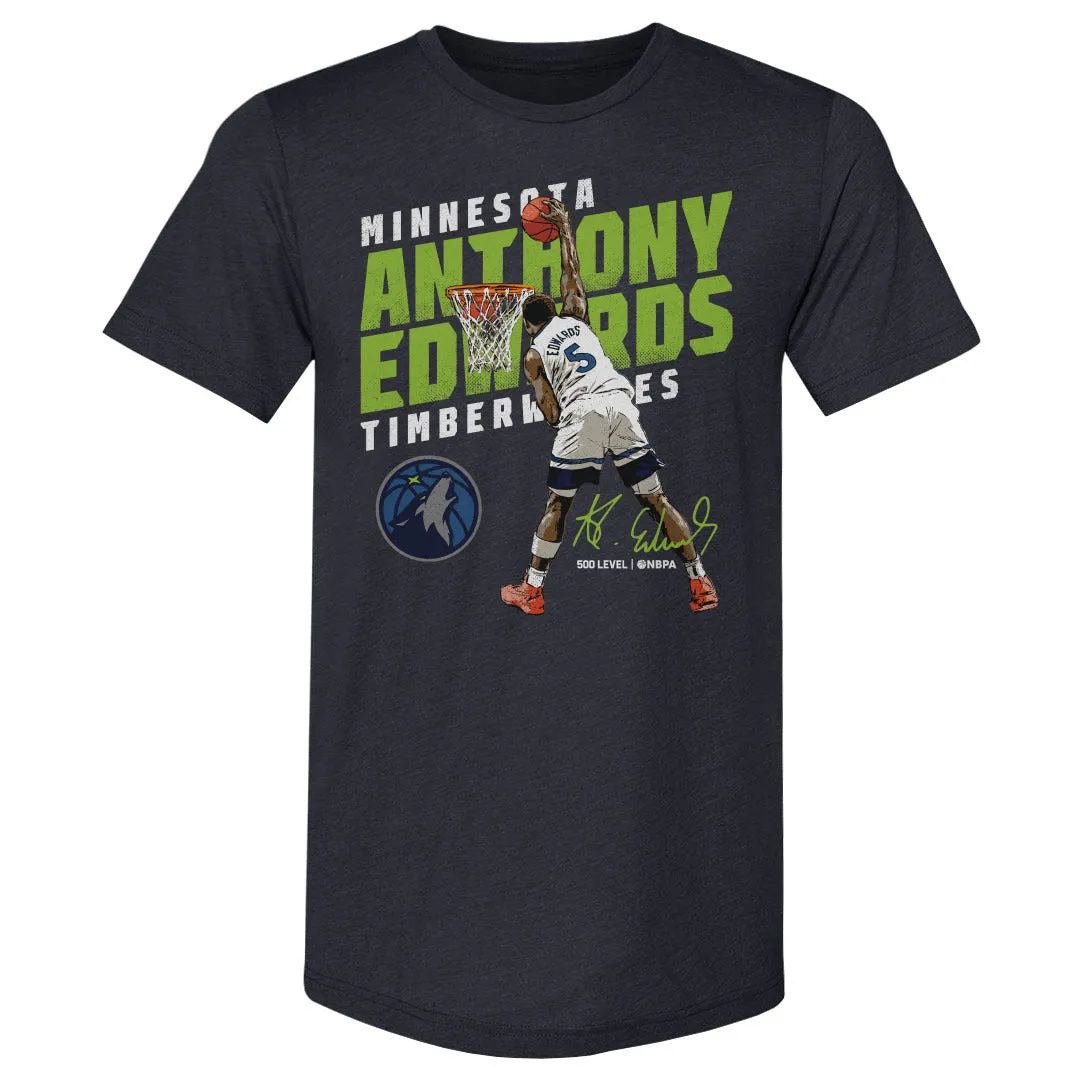 Anthony Edwards Minnesota Timberwolves Slant WHT sold by 500 Level