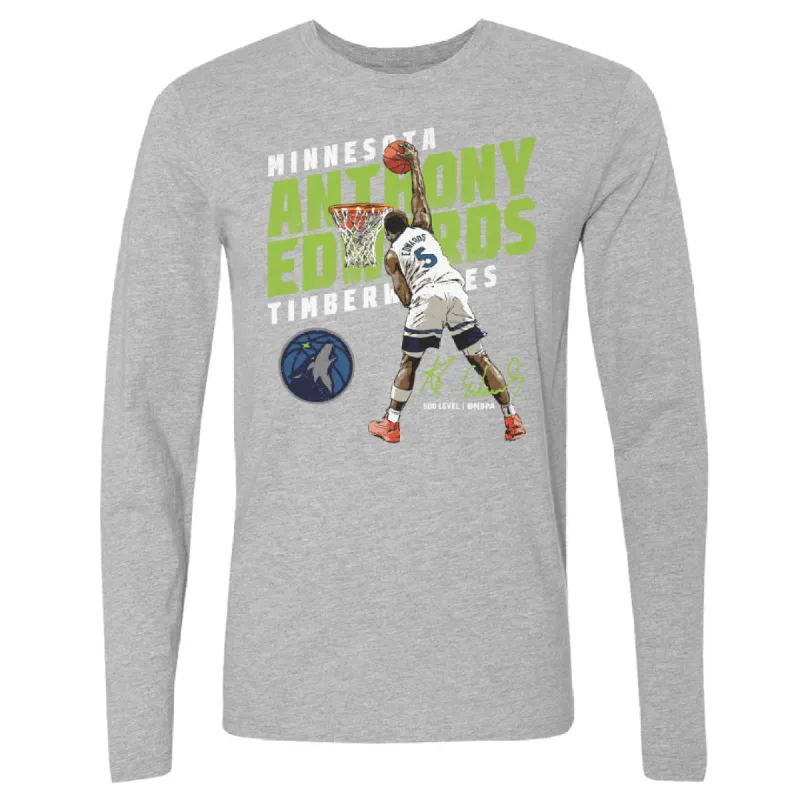 Anthony Edwards Minnesota Timberwolves Slant WHT sold by 500 Level
